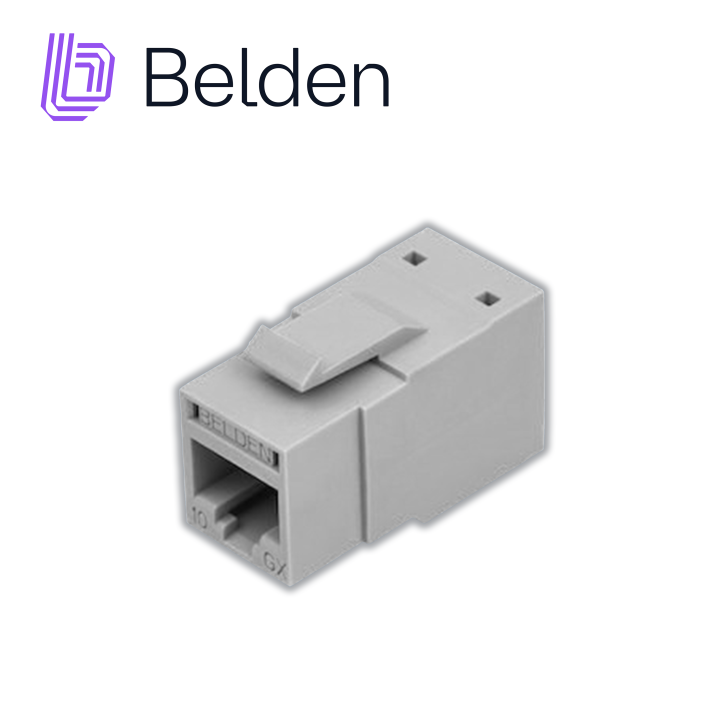 Conector modular Jack RJ45 Cat6A Categoria 6A Certificable Uso interior BELDEN RVAMJKUGY-S1