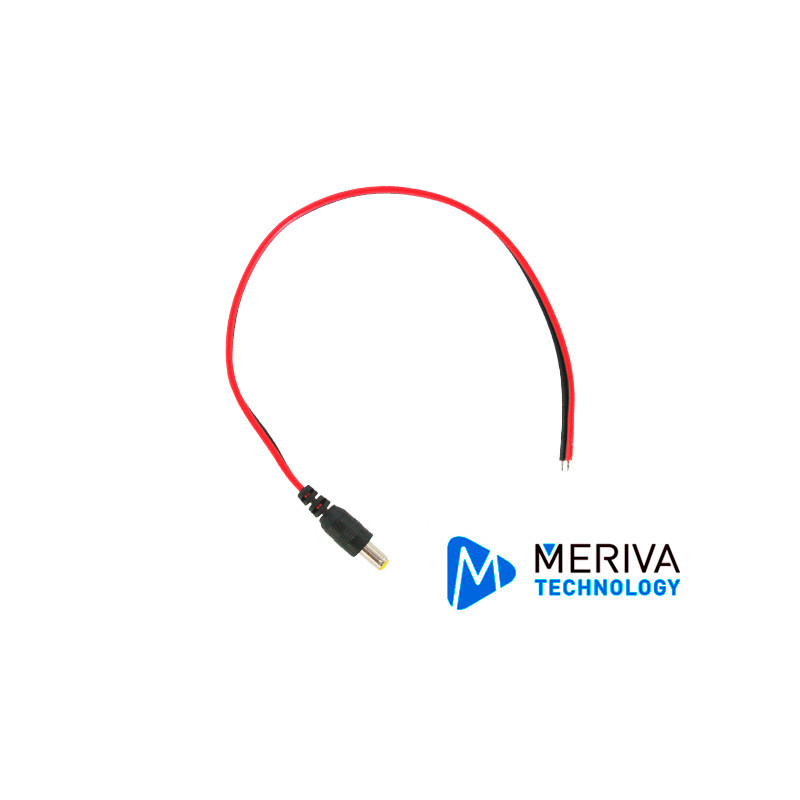 CONECTOR PIGTAIL EXTRA LARGO MACHO MERIVA TECHNOLOGY PIGTAIL C-MACHO / CONEXION DE CORRIENTE PARA CAMARAS ANALOGICAS HD / POLARI