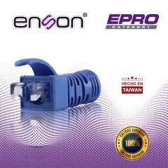BOTA PARA CABLE UTP ENSON EPRO-BOOT-BL COLOR AZUL IDEAL PARA EL TERMINADO Y CUIDADO DEL REMATADO, COMPATIBLE CON CAT5E/6/6A Y CO