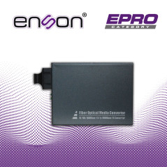 CONVERTIDOR DE MEDIOS ENS-MC100SC COBRE 1000BASE-T A FIBRA MULTIMODO 1000BASE-SX/LX HASTA 550M CONECTOR SC