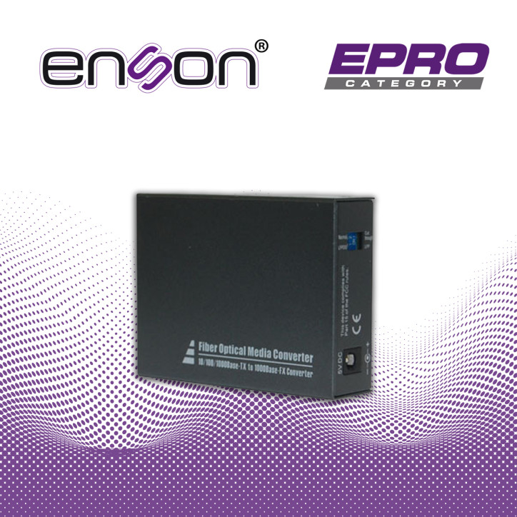 Convertidor de fibra SFP a cobre SFP 1 Gbps soporta fibra multimodo y monomodo ENSON ENS-MC100SFP
