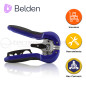 HERRAMIENTA DE TERMINACION REVCONNECT BELDEN RVUTT01 / INTERIOR / AZUL / INCLUYE ACCESORIO PELACABLE
