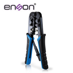 PINZAS PONCHADORAS DE RJ45 ENSON ENS-NT02 PARA CONECTORES RJ45 (8 PINES) Y RJ11 (6 PINES) CON NAVAJA DE CORTE