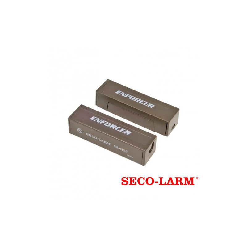 CONTACTO MAGNETICO CABLEADO NORMALMENTE CERRADO SECO-LARM SM-433-TQ/B MONTAJE SUPERFICIAL CON TERMINALES DE TORNILLOS OCULTOS CO