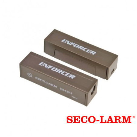 CONTACTO MAGNETICO CABLEADO NORMALMENTE CERRADO SECO-LARM SM-433-TQ/B MONTAJE SUPERFICIAL CON TERMINALES DE TORNILLOS OCULTOS CO