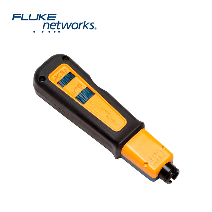 Herramienta crimpadora de impacto con cuchilla EverSharp 110 y EverSharp 66 manija automática de resorte FLUKE NETWORKS 10061501 Herramienta crimpadora de impacto con cuchilla EverSharp 110 y EverSharp 66 manija automática de resorte FLUKE NETWORKS 10061501