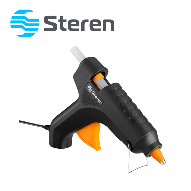 Pistola de silicón 40 W Alimentación 100 - 240 Vca 50/60Hz Cartuchos 10 mm STEREN HER-245