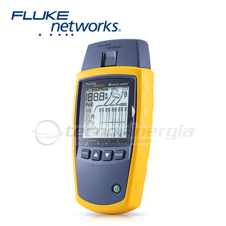 Tester de red verificación de voz datos vídeo prueba de puertos Ethernet 802.3 10/100/1000 medición de FLUKE NETWORKS MS2-100 Tester de red verificación de voz datos vídeo prueba de puertos Ethernet 802.3 10/100/1000 medición de FLUKE NETWORKS MS2-100