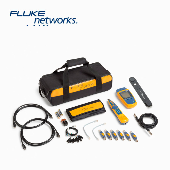 KIT PROFESIONAL TESTER DE RED MICROSCANNER 2 FLUKE NETWORKS MS2-KIT PARA COMPROBACION DE REDES DE VOZ, DATOS Y VIDEO PANTALLA LC
