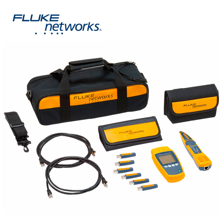 Kit profesional MicroScanner PoE verificación PoE identificación de pares alimentados comprobación de FLUKE NETWORKS MS-POE-KIT