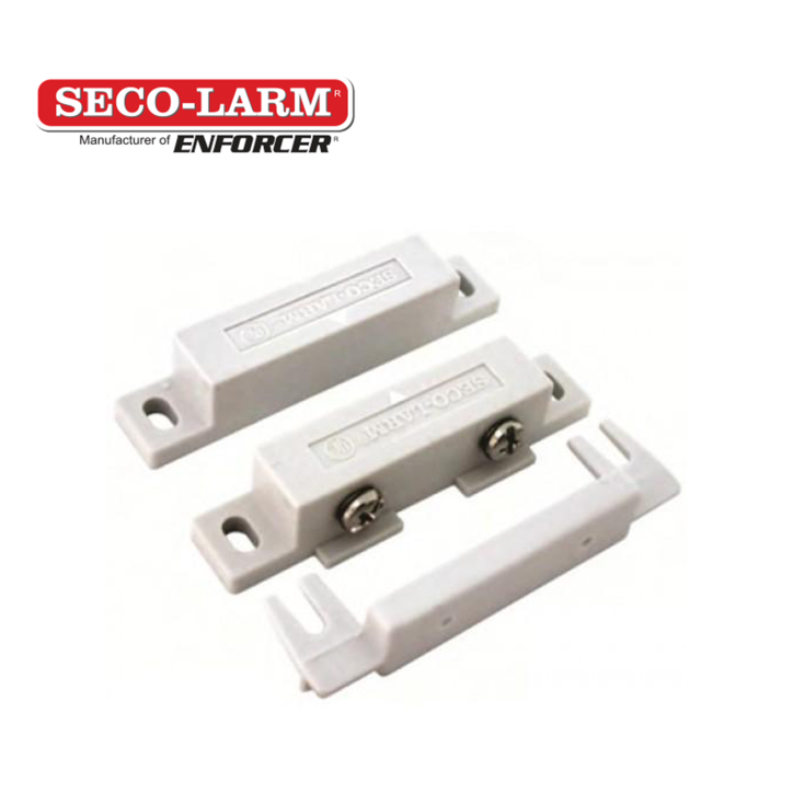 CONTACTO MAGNETICO DE MONTAJE EN SUPERFICIE CON TERMINAL DE TORNILLO / SECO-LARM SM-200Q/W / COLOR BLANCO SEPARACION DE 3/4 (19M