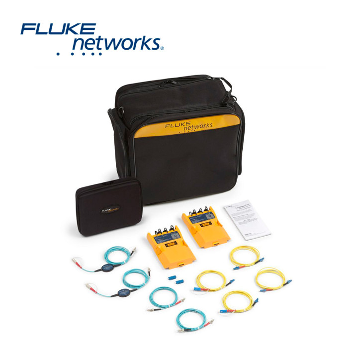 Kit de certificación de fibra óptica medición de pérdida en 6 segundos dos longitudes de onda incluye 2 FLUKE NETWORKS CFP-Q-ADD Kit de certificación de fibra óptica medición de pérdida en 6 segundos dos longitudes de onda incluye 2 FLUKE NETWORKS CFP-Q-ADD