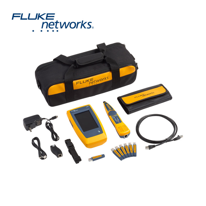 TESTER DE CABLES Y DE RED LINKIQ FLUKE NETWORKS LIQ-KIT PERMITE ENCONTRAR LA VELOCIDAD MAXIMA DE CABLEADO HASTA 10 GBPS, COMPROB