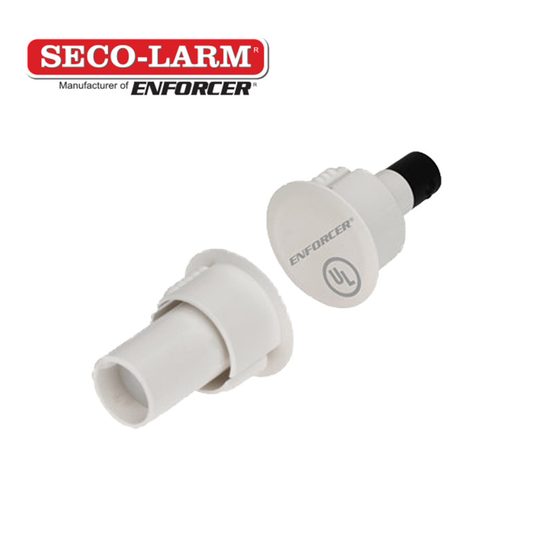 CONTACTO MAGNETICO DE MONTAJE EMPOTRADO SECO-LARM SM-4104-TQ/W BLANCO / SEPARACION DE 1 PULGADA 25 MM / TERMINALES DE CONEXION R