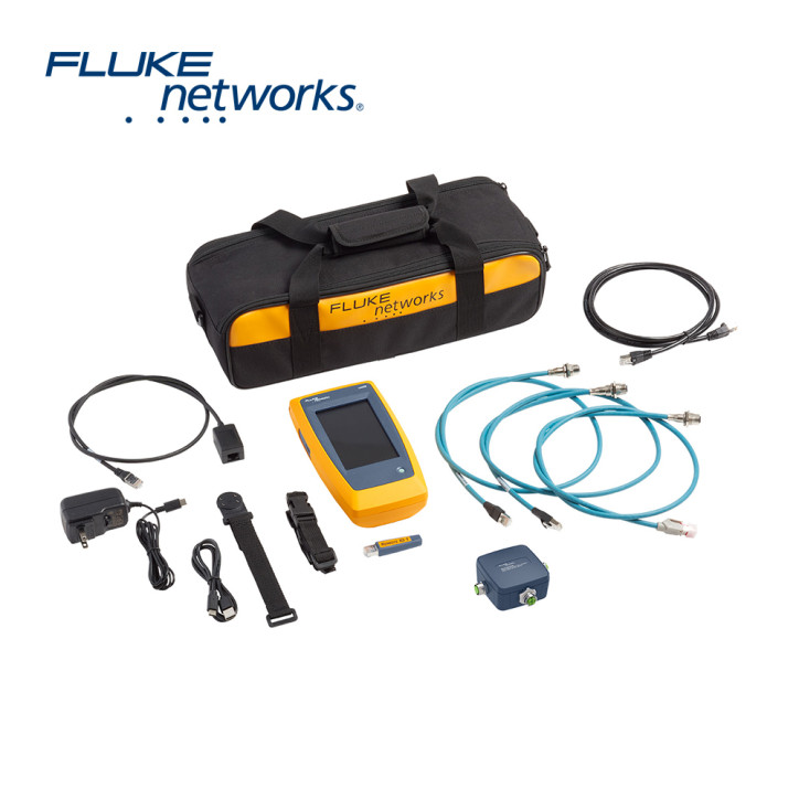 TESTER DE CABLES Y DE RED LINKIQ FLUKE NETWORKS LIQ-100-IE CON ADAPTADOR MULTICONECTOR CON CORREA MAGNETICA, IDENTIFICACION REMO