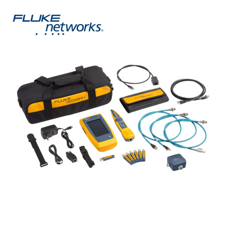 TESTER DE CABLES Y DE RED LINKIQ FLUKE NETWORKS LIQ-KIT-IE CON ADAPTADOR MULTICONECTOR CON CORREA MAGNETICA, IDENTIFICACIONES RE