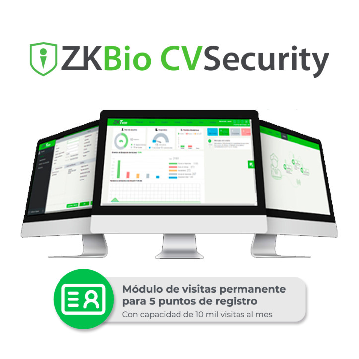 Licencia de software módulo de visitas módulo de visitas licencia permanente 5 puntos de registro ZKTECO ZKCV-VIS-P5 Licencia de software módulo de visitas módulo de visitas licencia permanente 5 puntos de registro ZKTECO ZKCV-VIS-P5