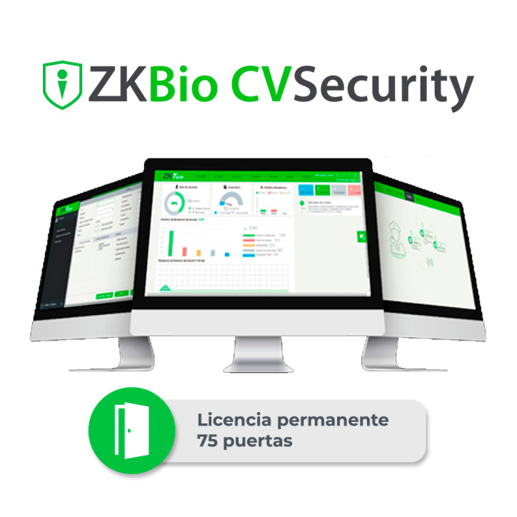 Licencia permanente CVSecurity módulo de asistencia 75 puntos de asistencia permamente máximo 10 000 usuarios ZKTECO ZKCV-TA-P75 Licencia permanente CVSecurity módulo de asistencia 75 puntos de asistencia permamente máximo 10 000 usuarios ZKTECO ZKCV-TA-P75