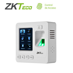 CONTROL DE ACCESO BASICO Y ASISTENCIA ZKTECO SF100/ID BIOMETRICO DE 1500HUELLAS/5000TARJETAS125KHZ/80,000REGISTROS TCP/IP/RS485/