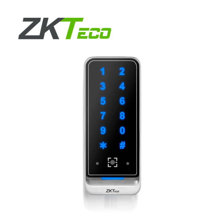 Control de acceso lector con teclado códigos QR dinámicos RFID 125 kHz ZKTECO QR600-VK-E