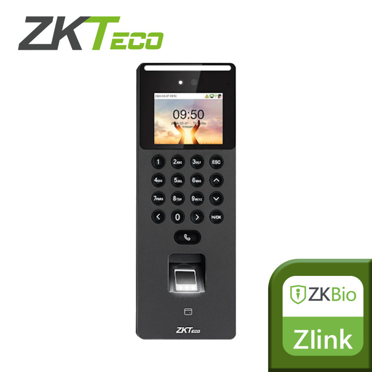 Control de acceso 1 500 rostros 3 000 huellas 3 000 tarjetas de 125kHz ZKTECO SENSEFACE 2A