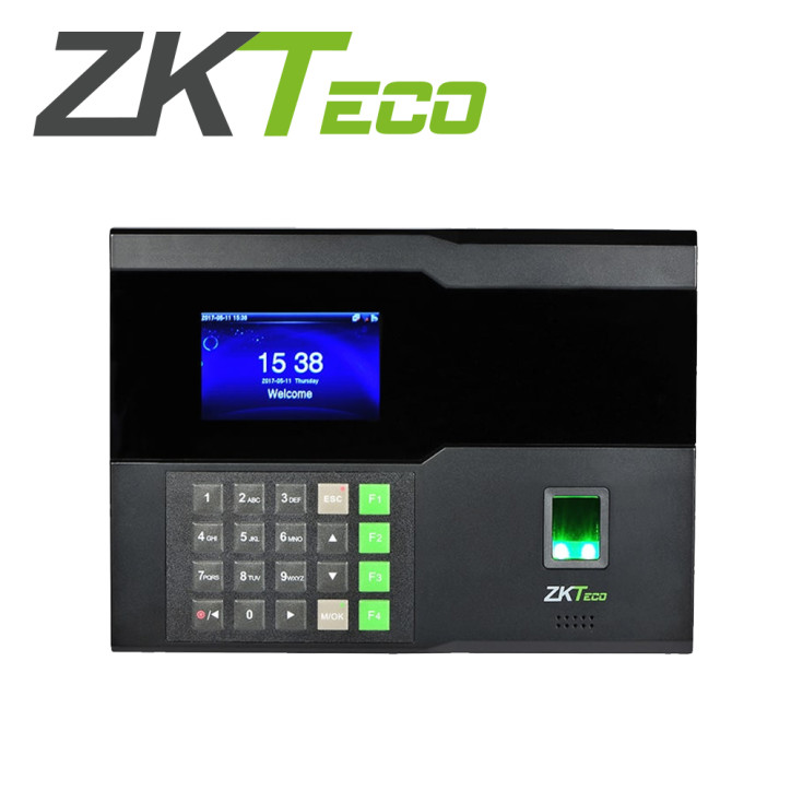 CHECADOR DE ASISTENCIA ZKTECO IN05/MF ADMS BIOMETRICO SILKID 3,000 HUELLAS 10,000 TARJETAS 13.56MHZ 100,000 REGISTROS TCP/IP POE