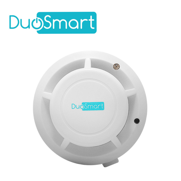 Detector de humo RF Comunicación RF 433.92 MHz Alimentación 9 VCD Aviso de alarma audible DUOSMART CSMD1 Detector de humo RF Comunicación RF 433.92 MHz Alimentación 9 VCD Aviso de alarma audible DUOSMART CSMD1