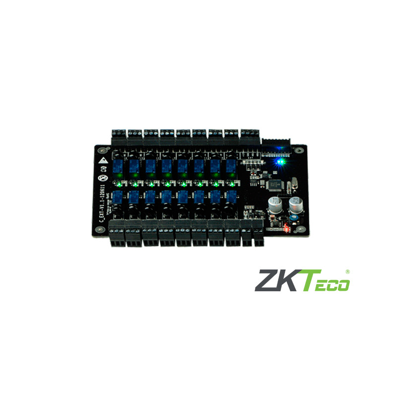 TARJETA DE EXPANSION ZKTECO EX16 CONTROLA 16 PISOS ADICIONALES **REQUIERE PANEL EC10 PARA SU FUNCIONAMIENTO** COMPATIBLE UNICAME