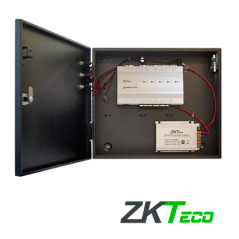 PANEL DE CONTROL DE ACCESO AVANZADO GREENLABEL ZKTECO INBIO260PROBOX KIT GABINETE Y FUENTE 2 PUERTAS 4 LECTORAS 20,000 HUELLAS, 