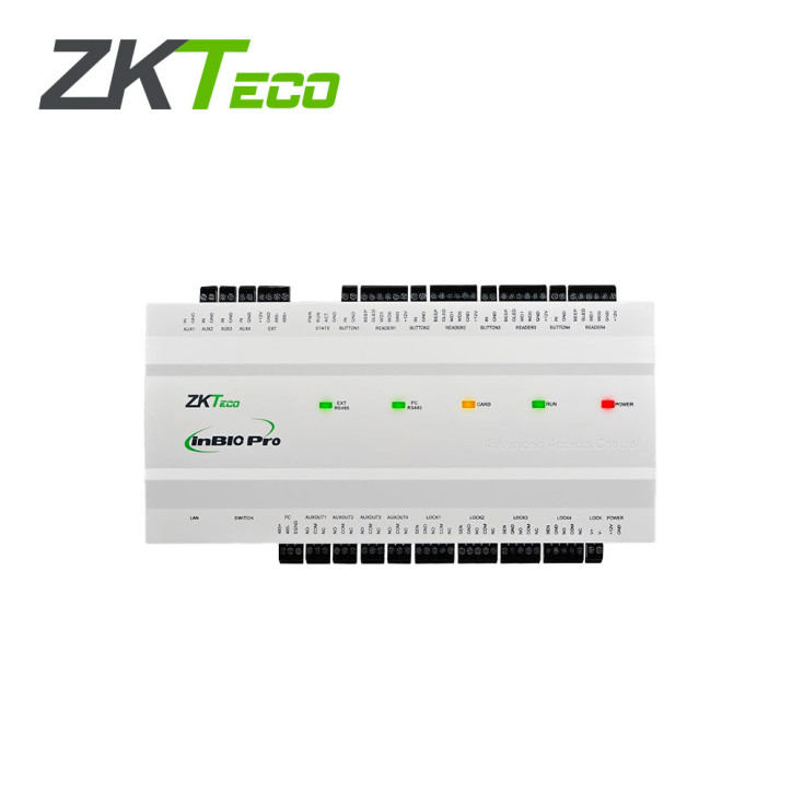 Panel de control de acceso 2 puertas 100 000 usuarios autenticación facial y de huellas ZKTECO INBIO260PRO PLUS Panel de control de acceso 2 puertas 100 000 usuarios autenticación facial y de huellas ZKTECO INBIO260PRO PLUS