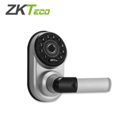 CERRADURA DIGITAL PARA INTERIOR ML300 ZKTECO PERMITE LA APERTURA CON SMARTPHONE POR BLUETOOTH, HUELLAS, CONTRASEÑAS Y LLAVE OPER