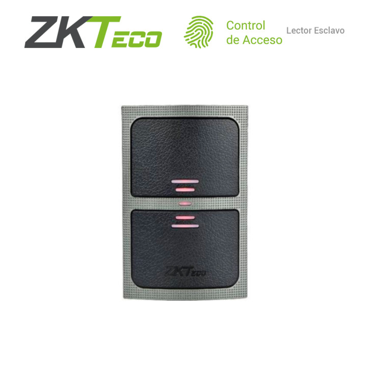 Lector de proximidad esclavo para control de acceso lector de proximidad 125Khz Wiegand 26bits ZKTECO KR503E Lector de proximidad esclavo para control de acceso lector de proximidad 125Khz Wiegand 26bits ZKTECO KR503E