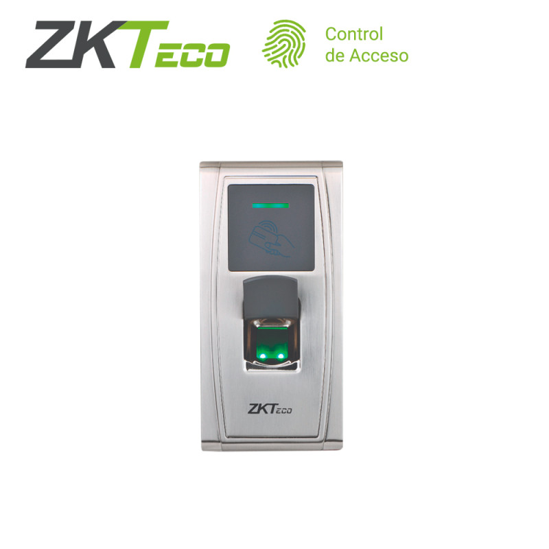 CONTROL DE ACCESO AVANZADO ZKTECO MA300 BIOMETRICO ANTIVANDALICO PARA EXTERIOR CAPACIDAD DE 1500HUELLAS/10,000TARJETAS/100,000RE