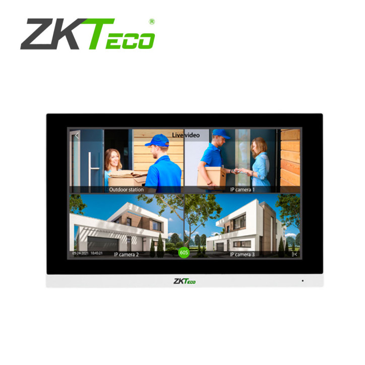 Monitor IP para videoportero Pantalla táctil de 7 pulgadas Compatible con protocolo ONVIF Soporta protocolo SIP ZKTECO VT07-B01
