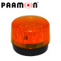 ESTROBO COLOR AMBAR PAAMON PAM-LED3 ULTRA POTENTE CON LEDS INDIVIDUALES/ ALAMBRICO/ MATERIAL ABS DE ALTO IMPACTO/ DESTELLO 90XMI