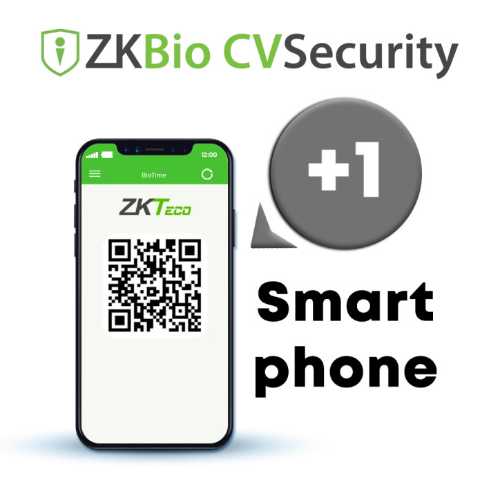 Licencia de software para control de acceso Incremento de 1 punto para app CVSecurity perfil ZKTECO ZKCV-APP-Emp-ADDON-P1 Licencia de software para control de acceso Incremento de 1 punto para app CVSecurity perfil ZKTECO ZKCV-APP-Emp-ADDON-P1