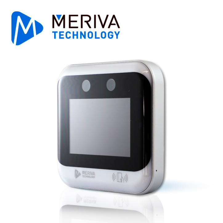 Control de acceso con reconocimiento facial 2MP H.265+ doble lente 3.6mm MERIVA TECHNOLOGY MAC-E2123
