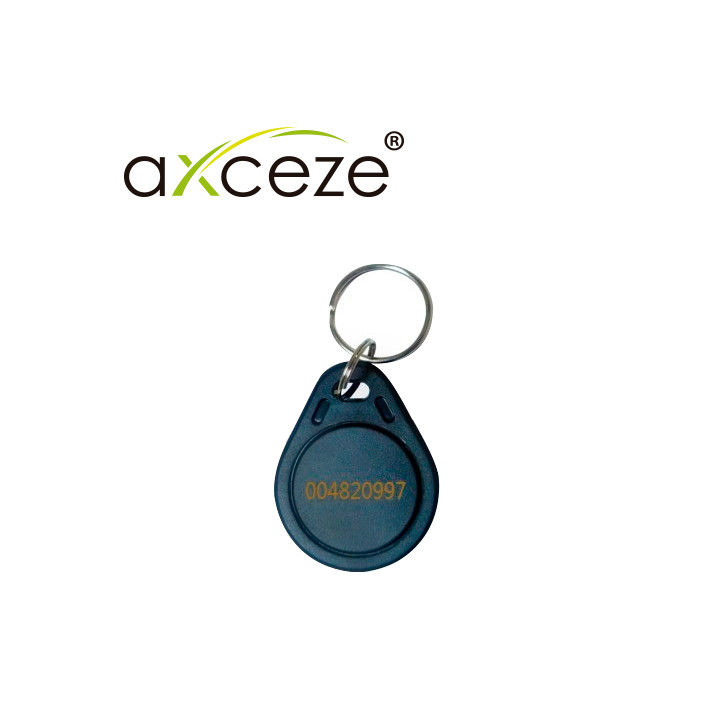Llavero de proximidad frecuencia 125kHz formato ISO encapsulado negro AXCEZE AX-TAG100