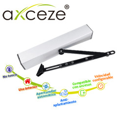 BARRA DE EMPUJE APERTURADOR DE PUERTA BATIENTE AXCEZE MODELO AX-PUSHBAR IDEAL PARA PUERTAS DE METAL O MADERA CON MARCO CON APERT
