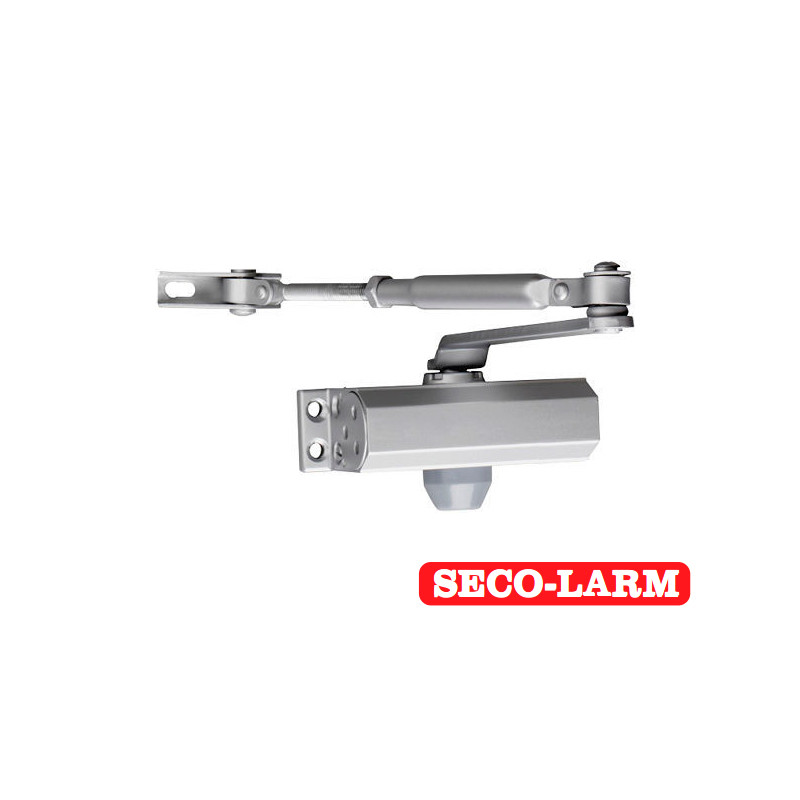 BRAZO CIERRAPUERTAS 45KG 100LB SD-C121-S SECO-LARM IDEAL PARA PUERTAS DE HASTA 42 PULGADAS (107CM) USO EN INTERIOR