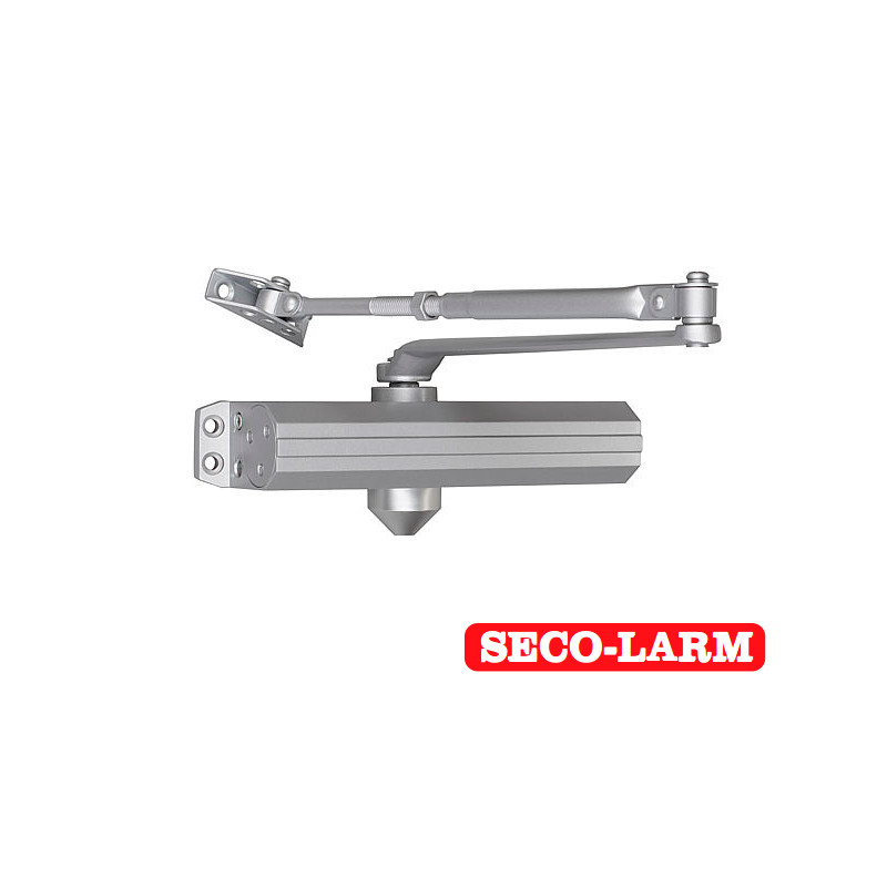 BRAZO CIERRAPUERTAS 150KG 330LB SD-C101-SGQ SECO-LARM IDEAL PARA PUERTAS DE HASTA 59 PULGADAS (150CM) USO EN INTERIOR