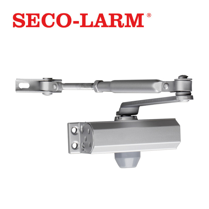 Brazo cierrapuertas Uso interior Capacidad 45 kg Diseño reversible SECO-LARM SD-C121-S1 Brazo cierrapuertas Uso interior Capacidad 45 kg Diseño reversible SECO-LARM SD-C121-S1