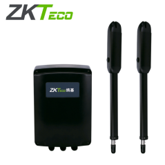 JUEGO DE BRAZOS MOTORIZADOS ZKTECO ZKSW400DC PARA PUERTAS BATIENTES DE UN PESO MAXIMO DE 380KG COMPATIBLE CON SOLUCIONES DE CONT