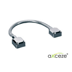 PASACABLES METALICO AXECEZE AX-LOOP20 INSTALACION SOBREPUESTO DIAMETRO DE 12.7MM IDEAL PARA PROTEGER CABLES EN ZONAS DE POSIBLE 