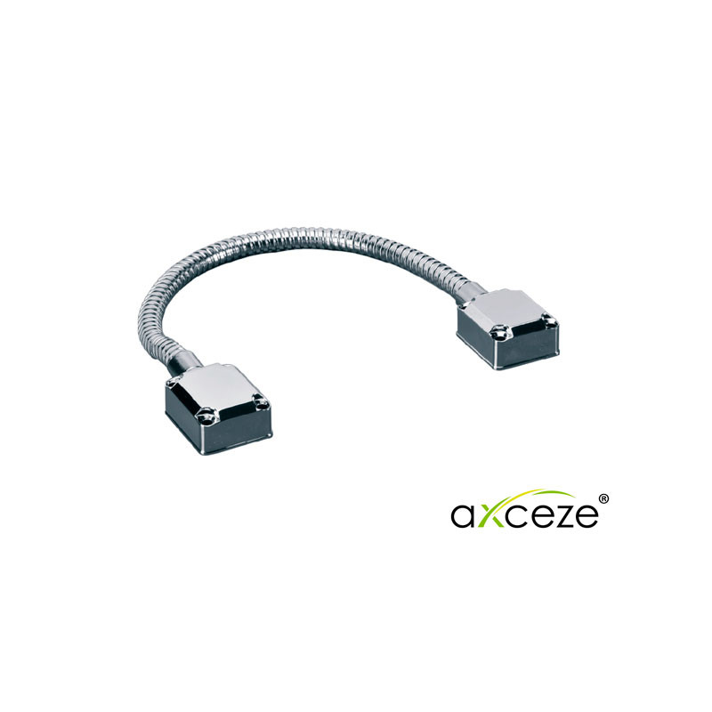 PASACABLES METALICO AXECEZE AX-LOOP20 INSTALACION SOBREPUESTO DIAMETRO DE 12.7MM IDEAL PARA PROTEGER CABLES EN ZONAS DE POSIBLE 