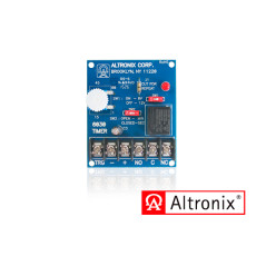 TEMPORIZADOR PROGRAMABLE / RANGO DE PROGRAMACION DE 1 SEGUNDO A 60 MINUTOS / 6030 ALTRONIX / VOLTAJE DE 6 O 12 VCD CONSUMO DE CO