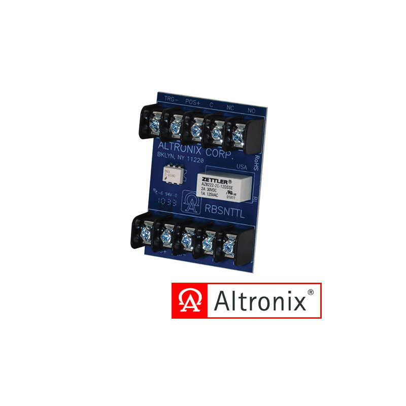MODULO RELEVADOR ULTRASENSITIVO ALTRONIX RBSNTTL COMPATIBLES CON PANELES RESIDEO L5210LA Y L7000