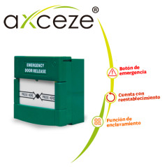 Botón de salida de emergencia AXCEZE modelo AX-CPOINT