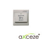 BOTON LIBERADOR AXCEZE AX-B40 BOTON TIPO PUSH FABRICADO EN PLASTICO INCLUYE BASE MEDIDAS 86 X 86 X 25 MM CONEXION A 2 HILOS CUEN