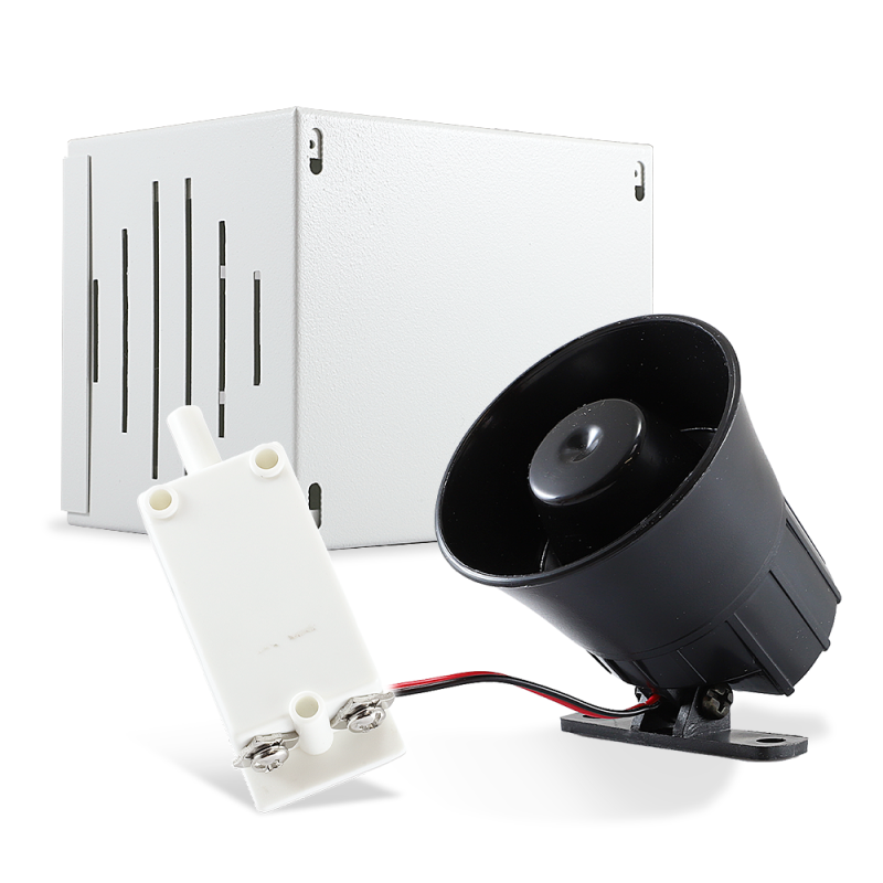Kit sirena 15W SRE108 con gabinete metálico y tamper ENSON